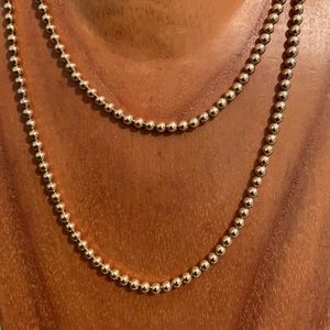 Monet 30 plus inch goldtone beaded necklace